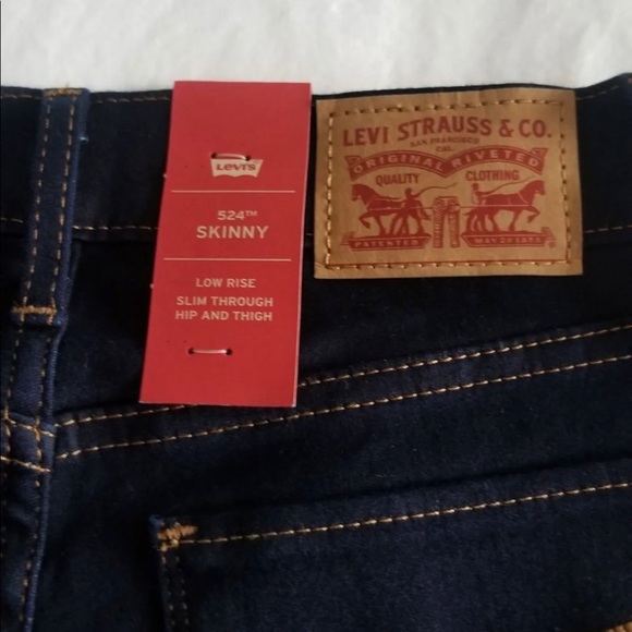 Dark Blue Levis Jeans - Picture 3 of 4